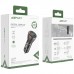Автозарядка 2xUSB 63W (USB-C + USB-A) B6 with digital display Acefast (6974316280972)