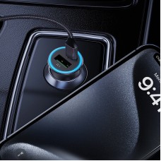 Автозарядка 2xUSB 95W (USB-C + USB-A) + cable USB-C B16 Acefast (6974316285304)