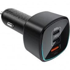 Автозарядка 3xUSB 200W (2xUSB-C + USB-A) B18 Acefast (6974316285953)
