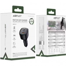 Автозарядка 3xUSB 200W (2xUSB-C + USB-A) B18 Acefast (6974316285953)