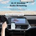 Автомобільний аудіоприймач AUX TRS 3.5мм USB Bluetooth 5.4 Coiled Cable 1.5M Gray Zinc Alloy (NAIHG)