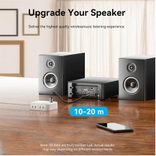 Автомобільний аудіоприймач AUX TRS 3.5мм USB Bluetooth 5.4 Coiled Cable 1.5M Gray Zinc Alloy (NAIHG)