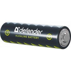 Батарейка AA/LR06 Лужна Defender (плівка 4 шт.) (56011)
