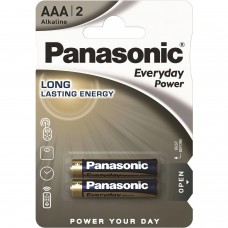 Батарейка AAA 1.5V EVERYDAY POWER лужна Panasonic блістер 2 шт (LR03REE/2BR)