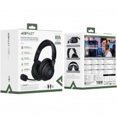 Гарнітура ігрова Acefast H15 Bluetooth+2 4G Black (6974316286424)