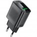 Зарядний пристрій 1xUSB-A 18W + Type-C cable A90 Fast Charger Black Acefast (6974316280064)