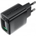 Зарядний пристрій 1xUSB-A 18W + Type-C cable A90 Fast Charger Black Acefast (6974316280064)
