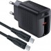 Зарядний пристрій 1xUSB-C 20W + Type-C cable A82 Fast Charger Black Acefast (6974316280057)