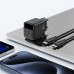Зарядний пристрій 1xUSB-C 20W Gan A113 Fast Charger + USB-C cable with digital display black Acefast (6974316284420)
