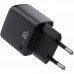 Зарядний пристрій 1xUSB-C 20W Gan A113 Fast Charger with digital display black Acefast (6974316284413)