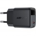Зарядний пристрій 1xUSB-C 20W Gan A113 Fast Charger with digital display black Acefast (6974316284413)