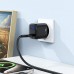 Зарядний пристрій 1xUSB-C 20W Gan A113 Fast Charger with digital display black Acefast (6974316284413)