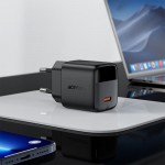 Зарядний пристрій 1xUSB-C 20W Gan A113 Fast Charger with digital display black Acefast (6974316284413) Зарядний пристрій 1xUSB-C 20W Gan A113 Fast Charger with digital display black Acefast (6974316284413)