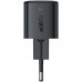 Зарядний пристрій 1xUSB-C 20W Gan A117 mini Fast Charger Black Acefast (6974316284987)