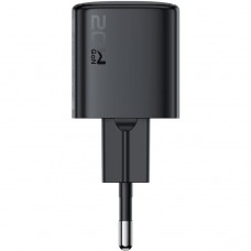 Зарядний пристрій 1xUSB-C 20W Gan A117 mini Fast Charger Black Acefast (6974316284987)