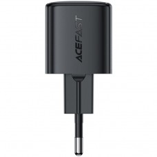 Зарядний пристрій 1xUSB-C 30W Gan A118 Fast Charger + USB-C cable black Acefast (6974316285175)