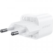 Зарядний пристрій 1xUSB-C 30W Gan A77 mini + USB-C cable Fast Charger White Acefast (6974316282853)