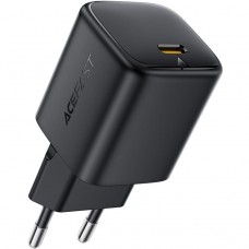 Зарядний пристрій 1xUSB-C 67W Gan A134 Fast Charger Black Acefast (6974316285717)