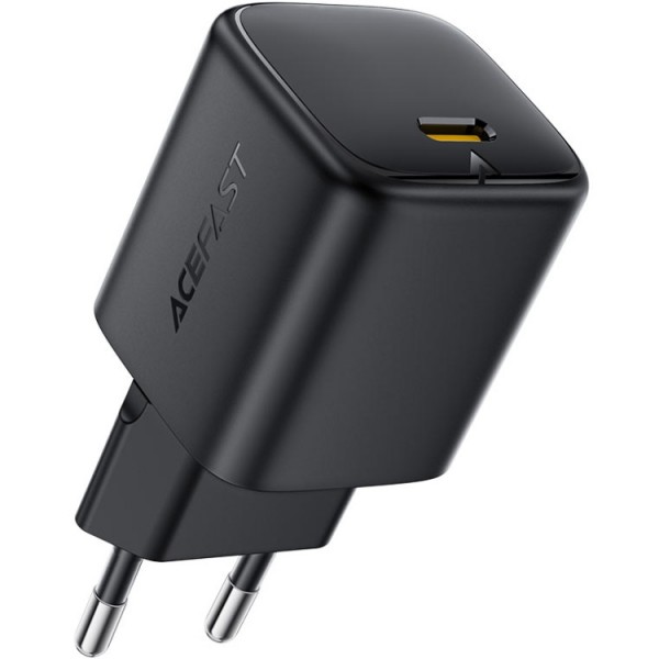 Зарядний пристрій 1xUSB-C 67W Gan A134 Fast Charger Black Acefast (6974316285717)