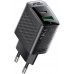 Зарядний пристрій 2xUSB 30W (USB-C+USB-A) Gan A98 Black Acefast (6974316283263)