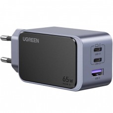 Зарядний пристрій 3xUSB 65W (2xUSB-C+USB-A) Gan Nexode Fast Charger Сірий X553 Ugreen (35042) Зарядний пристрій 3xUSB 65W (2xUSB-C+USB-A) Gan Nexode Fast Charger Сірий X553 Ugreen (35042)