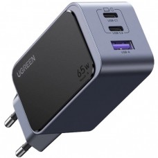 Зарядний пристрій 3xUSB 65W (2xUSB-C+USB-A) Gan Nexode Fast Charger Сірий X553 Ugreen (35042) Зарядний пристрій 3xUSB 65W (2xUSB-C+USB-A) Gan Nexode Fast Charger Сірий X553 Ugreen (35042)