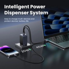 Зарядний пристрій 3xUSB 65W (2xUSB-C+USB-A) Gan Nexode Fast Charger Сірий X553 Ugreen (35042) Зарядний пристрій 3xUSB 65W (2xUSB-C+USB-A) Gan Nexode Fast Charger Сірий X553 Ugreen (35042)