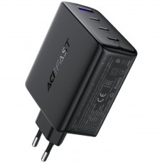 Зарядний пристрій 4xUSB 100W (3xUSB-C+USB-A) Gan A94 Fast Charger Black Acefast (6974316283133)