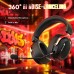 Ігрова гарнітура Attack Shark L30PRO Wireless 2.4GHz/Bluetooth/3.5mm AUX/AUX-to-Type-C Black and Red (L30PROBR_AS)