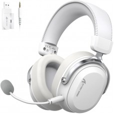 Ігрова гарнітура Attack Shark L30PRO Wireless 2.4GHz/Bluetooth/3.5mm AUX/AUX-to-Type-C White (L30PROW_AS)