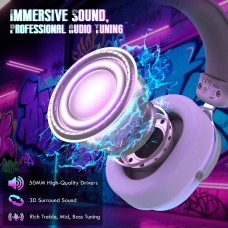 Ігрова гарнітура Attack Shark L30PRO Wireless 2.4GHz/Bluetooth/3.5mm AUX/AUX-to-Type-C White (L30PROW_AS)