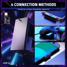 Ігрова гарнітура Attack Shark L80PRO Wireless 2.4GHz/Bluetooth/3.5mm Black (L80PROB_AS)