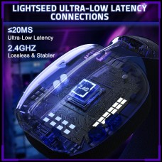 Ігрова гарнітура Attack Shark L80PRO Wireless 2.4GHz/Bluetooth/3.5mm Black (L80PROB_AS)