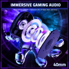 Ігрова гарнітура Attack Shark L80PRO Wireless 2.4GHz/Bluetooth/3.5mm Black (L80PROB_AS)