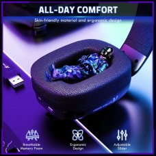 Ігрова гарнітура Attack Shark L80PRO Wireless 2.4GHz/Bluetooth/3.5mm Black (L80PROB_AS)