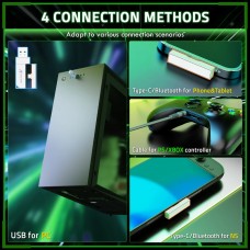 Ігрова гарнітура Attack Shark L80PRO Wireless 2.4GHz/Bluetooth/3.5mm White (L80PROW_AS)