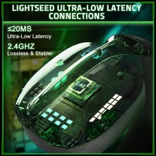 Ігрова гарнітура Attack Shark L80PRO Wireless 2.4GHz/Bluetooth/3.5mm White (L80PROW_AS)