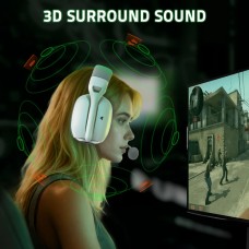 Ігрова гарнітура Attack Shark L80PRO Wireless 2.4GHz/Bluetooth/3.5mm White (L80PROW_AS)