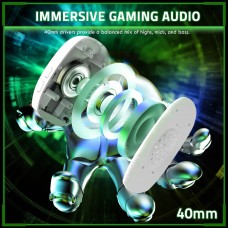 Ігрова гарнітура Attack Shark L80PRO Wireless 2.4GHz/Bluetooth/3.5mm White (L80PROW_AS)
