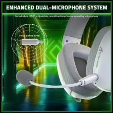 Ігрова гарнітура Attack Shark L80PRO Wireless 2.4GHz/Bluetooth/3.5mm White (L80PROW_AS)