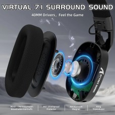 Ігрова гарнітура Attack Shark L90 Wireless 2.4GHz/Bluetooth/3.5mm PS4/PS5/Switch/Xbox/Mac/PC Black (L90B_AS)
