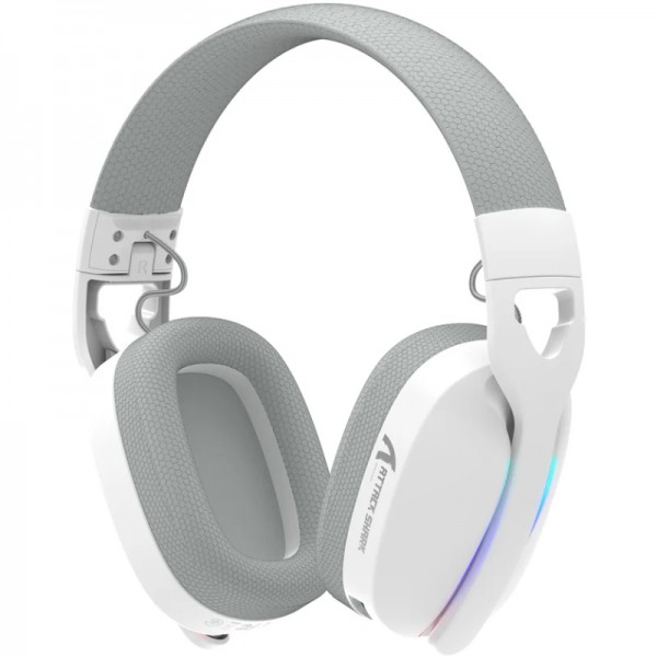 Ігрова гарнітура Attack Shark L90 Wireless 2.4GHz/Bluetooth/3.5mm PS4/PS5/Switch/Xbox/Mac/PC White (L90W_AS)