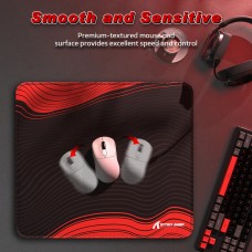 Ігрова поверхня Attack Shark CM02 450x400x4мм Contour line Black Red (CM02CLBR_AS)