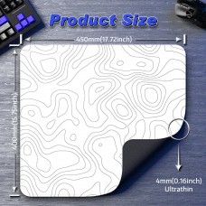 Ігрова поверхня Attack Shark CM02 450x400x4мм Contour white (CM02CW_AS)