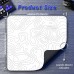 Ігрова поверхня Attack Shark CM02 450x400x4мм Contour white (CM02CW_AS)
