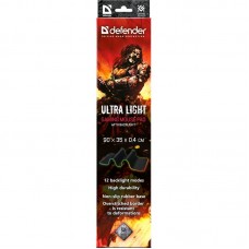 Ігрова поверхня Defender Ultra Light RGB 900*350*4мм (50566)