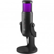 Ігровий стрім мікрофон Defender Galactar GMC 250 USB LED 1.5 м (64625)