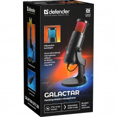 Ігровий стрім мікрофон Defender Galactar GMC 250 USB LED 1.5 м (64625)