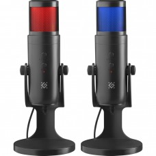 Ігровий стрім мікрофон Defender Galactar GMC 250 USB LED 1.5 м (64625)
