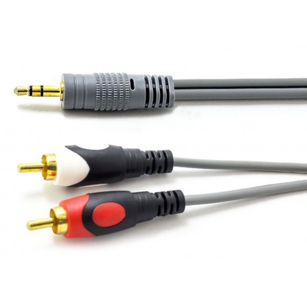 Кабель AUX Audio TRS - RCAx2 M/M 10.0м Premium (B00715)